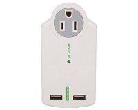 AC Adapter Plug with 2 USB Charging Ports