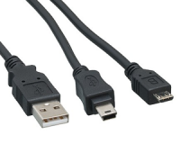 USB 2.0 Splitter Cable - 5'