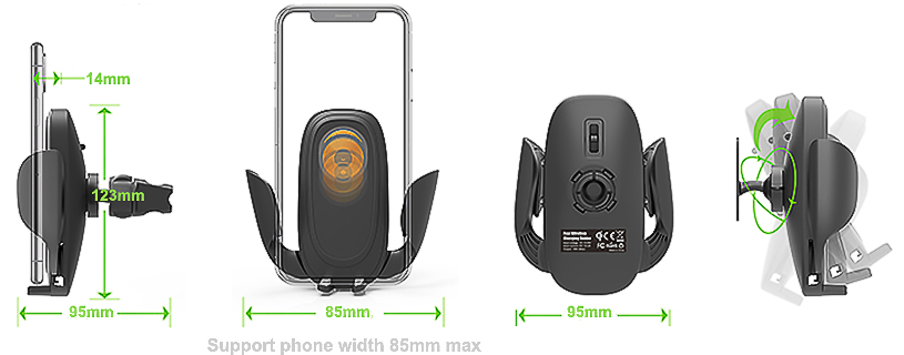 Phone Charger dimensions