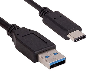 USB 3.1 G2 A Male to C Male Cable - 1M