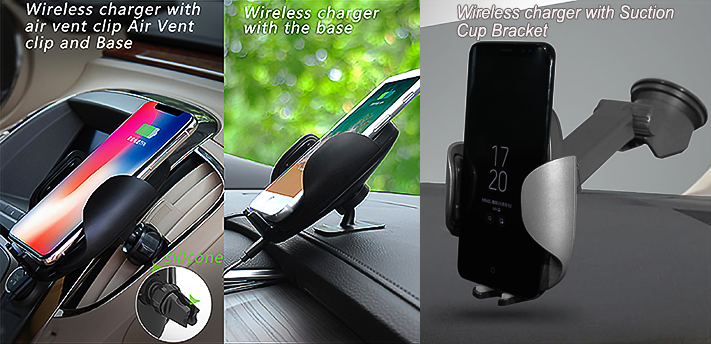 ZipSpin phone charger mounts