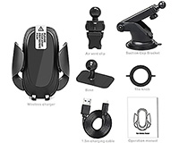 ZipSpin Wireless Cell Charger and Cradle